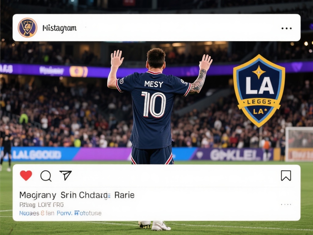 荒唐！洛杉矶FC主场悬挂侮辱梅西海报并戏称其为Pessi