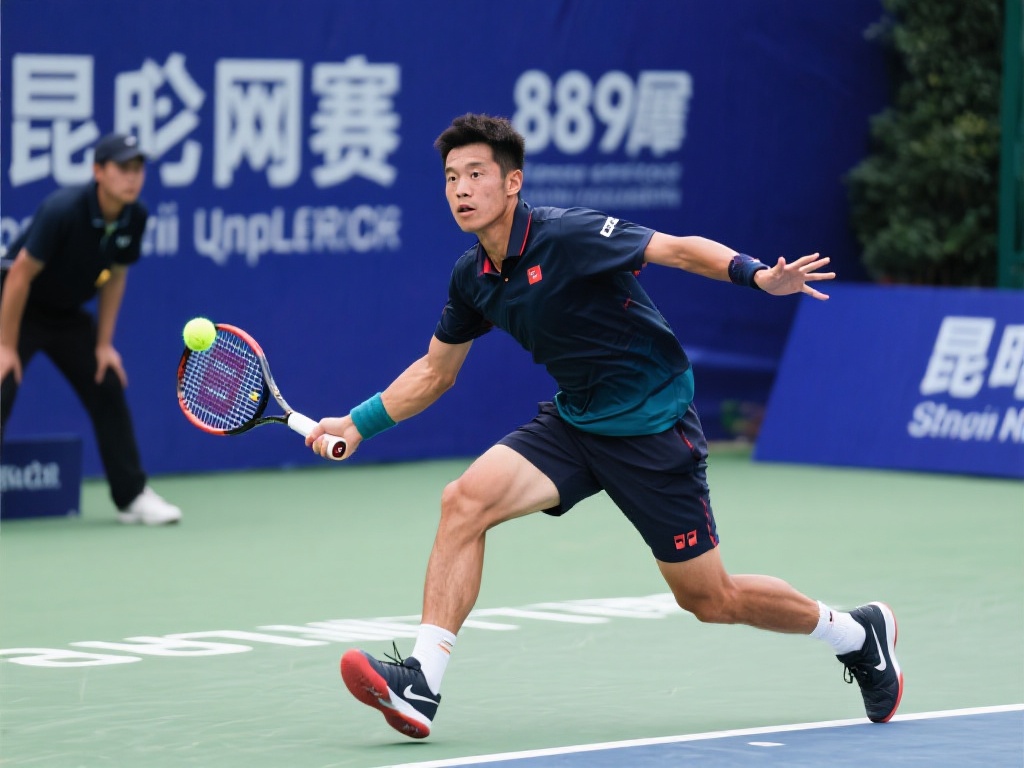 老将柏衍强势挺进昆网男单半决赛