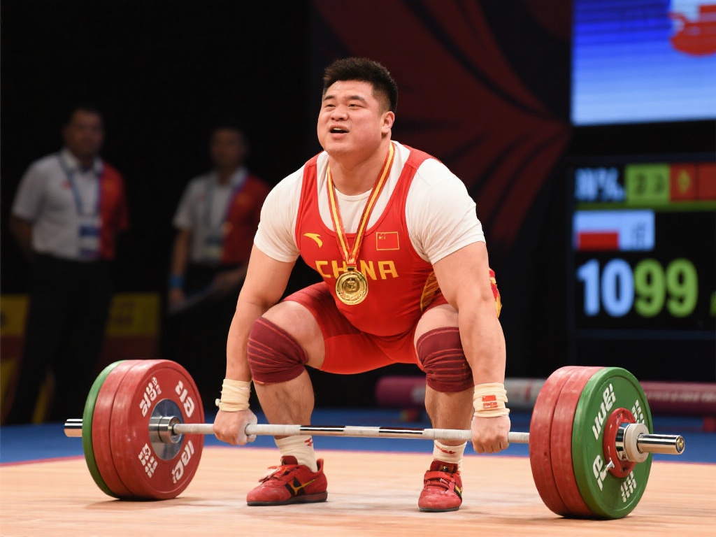 杨哲勇夺举重男子109公斤级双金闪耀赛场